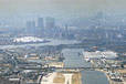 Aerial view of London City Airport